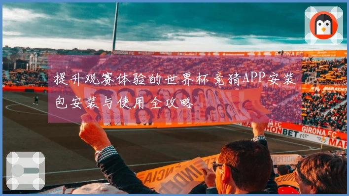 提升观赛体验的世界杯竞猜APP安装包安装与使用全攻略